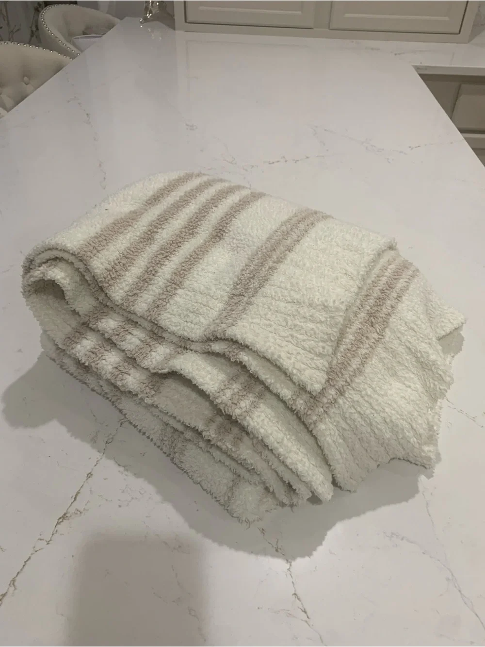 Barefoot Dreams Cozychic Multi Stripe Throw Blanket
